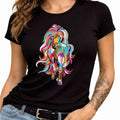 Horse Tee Colorful Pop Art Running Stallion Wildlife Animal Graphic Shirt.