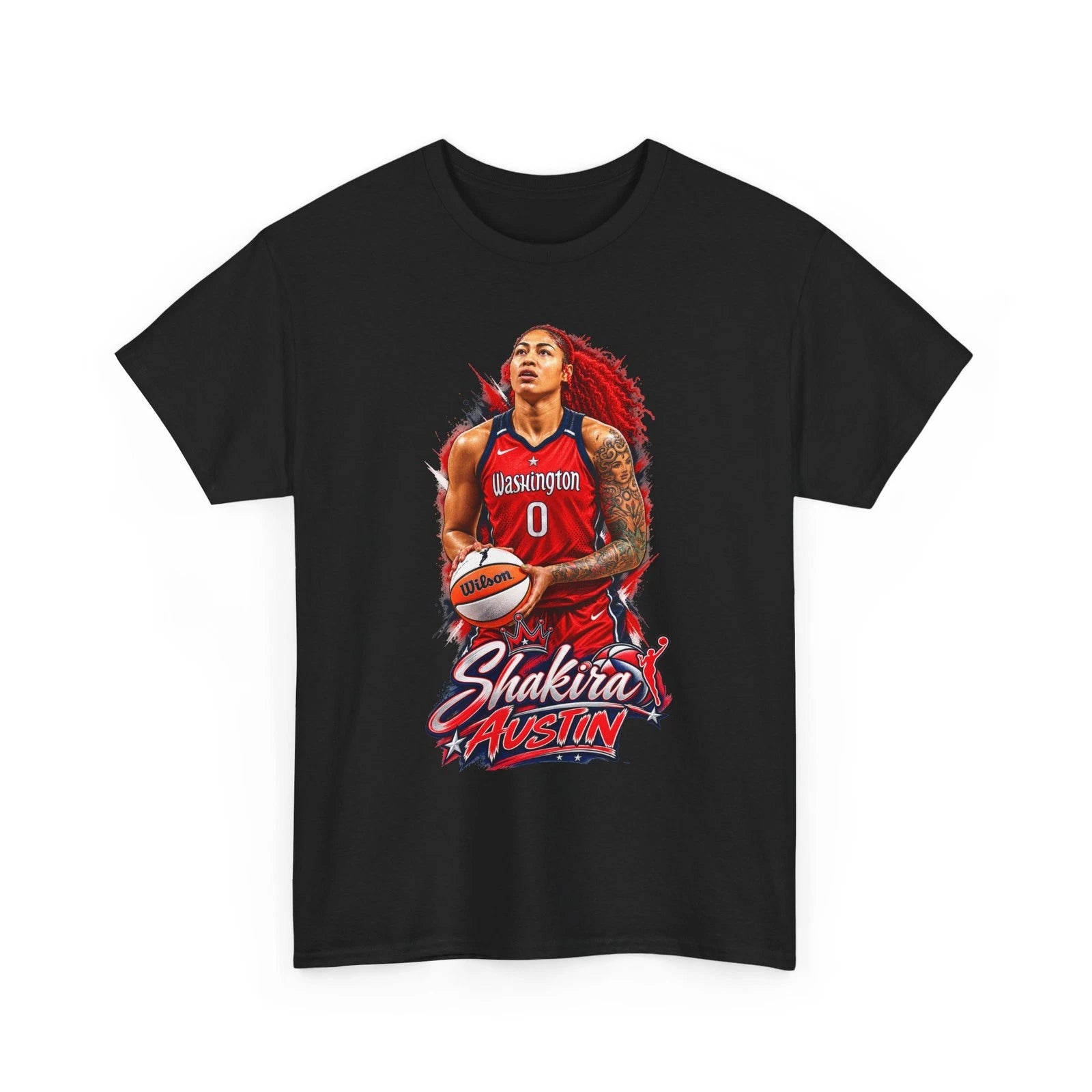 Shakira Austin basketball graphic Tee T- shirt