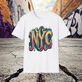 Urban Graffiti Tee, NYC Street Art Shirt, Unisex Graphic Tee