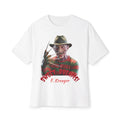 Horror Villain Freddy Kreuger Oversized Tee, Sweet Dreams Graphic Shirt,