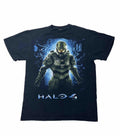 Halo 4 Video Game Promo 2012 Tee Black T-Shirt Master Chief Men Size Small