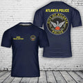 Custom Name And Title Rank Atlanta Georgia Atlanta Police Department T Shirt 3D