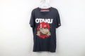 Vintage Streetwear Mens Medium Faded Spell Out Anime Gorilla Ape Gamer T-Shirt