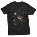 Dark Academia Botanical Peony Flower Gothic T-Shirt