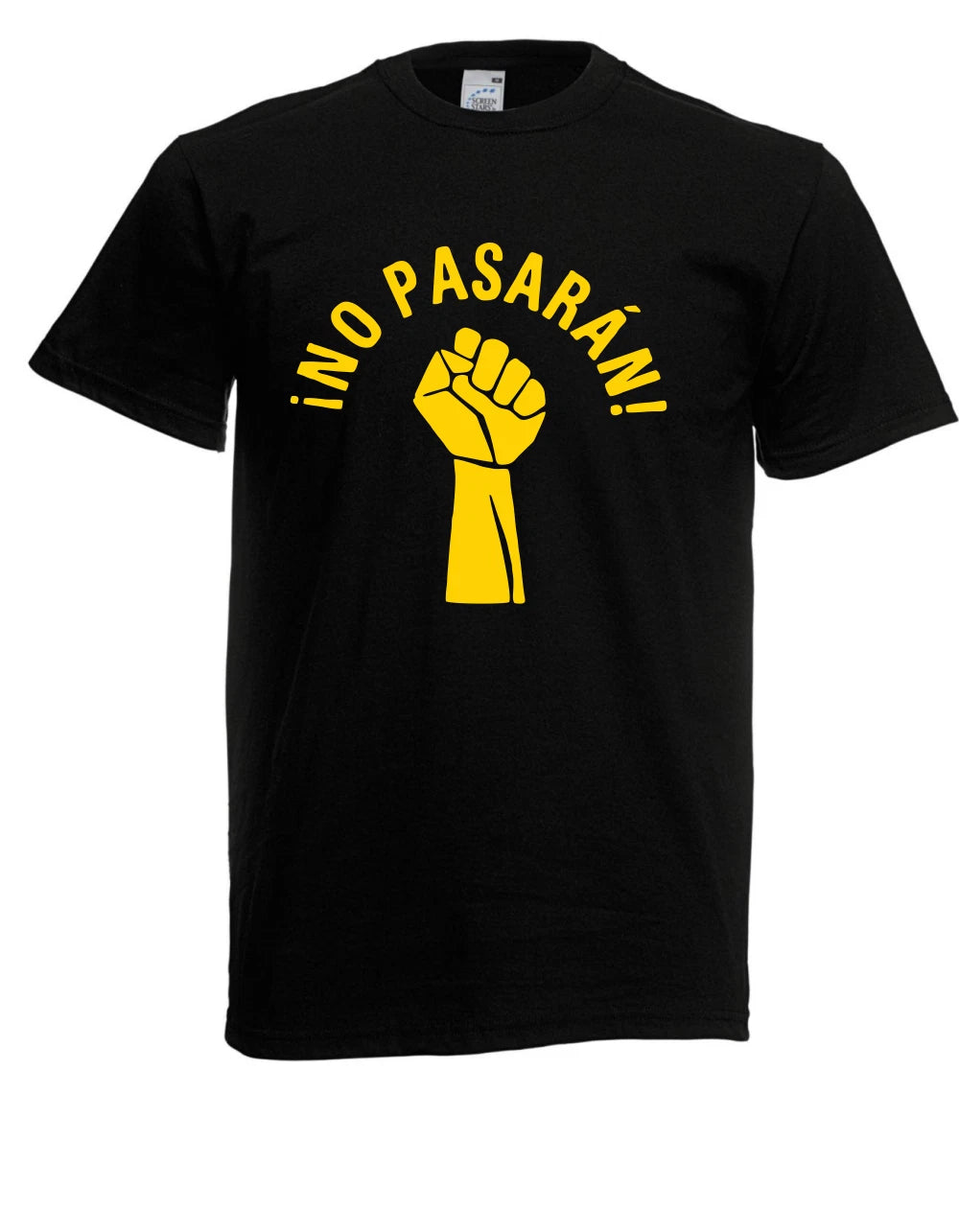 Mens No Pasaran Fist Fist T Shirt Size up to 5XL
