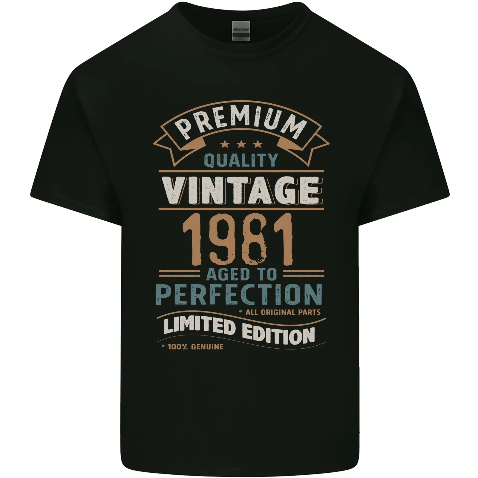 Premium Vintage 45th Birthday 1981 Mens Light Cotton T-Shirt