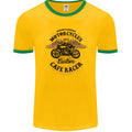 Biker Custom Cafe Racer Motorbike Mens Ringer T-Shirt FotL