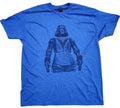 T-Shirt Giant Robot Johnny Sokko Aliens (1970) Vintage  Royal Blue Gift Graphic