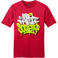 NEW Art Society 3D GRAFFITI BLACK/GREEN Tee Shirt RED SMALL-4XLARGE MADE IN USA