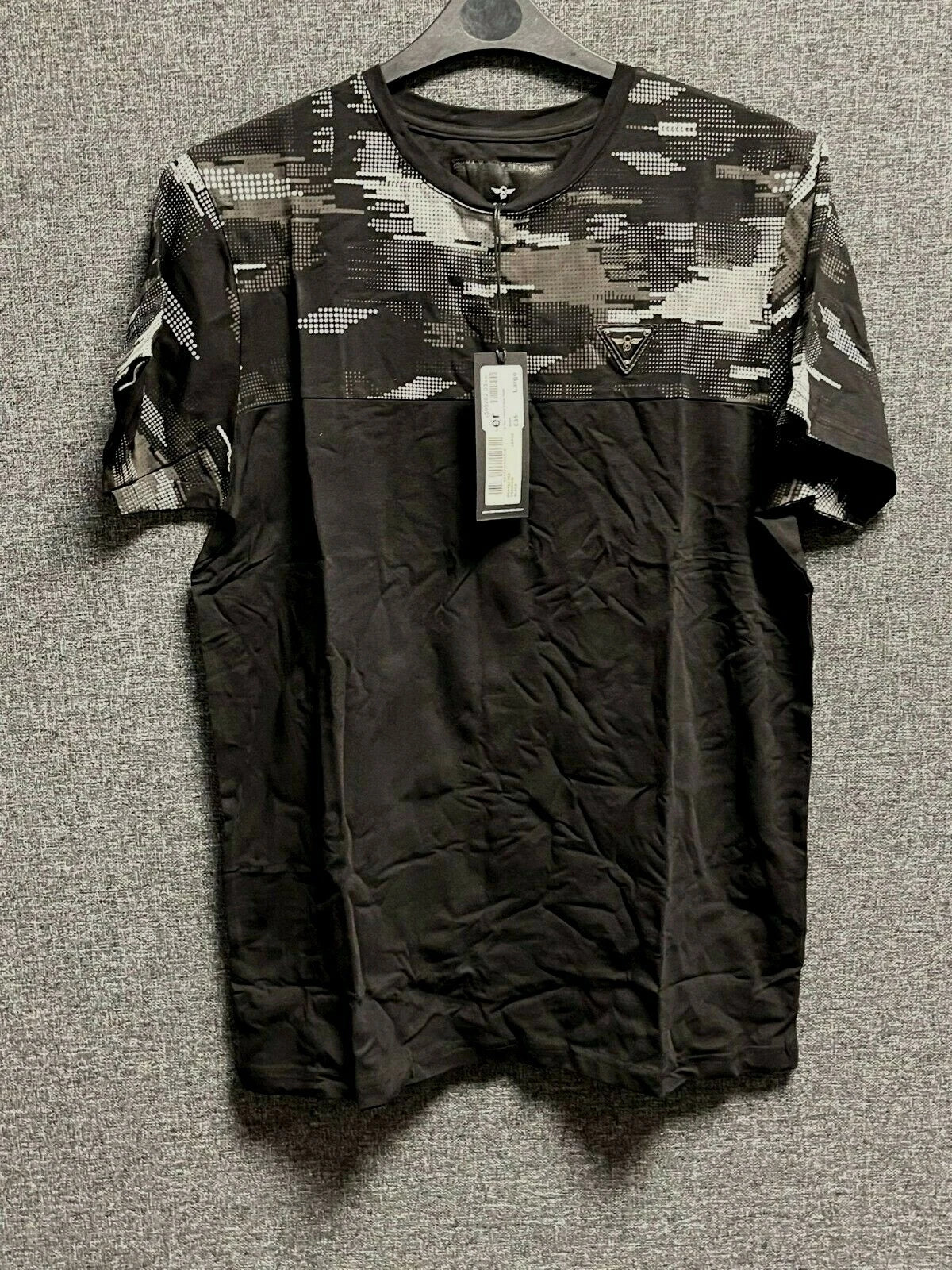 Creative Recreation Cortez Camo Tee Black Large TD111 TT 12
