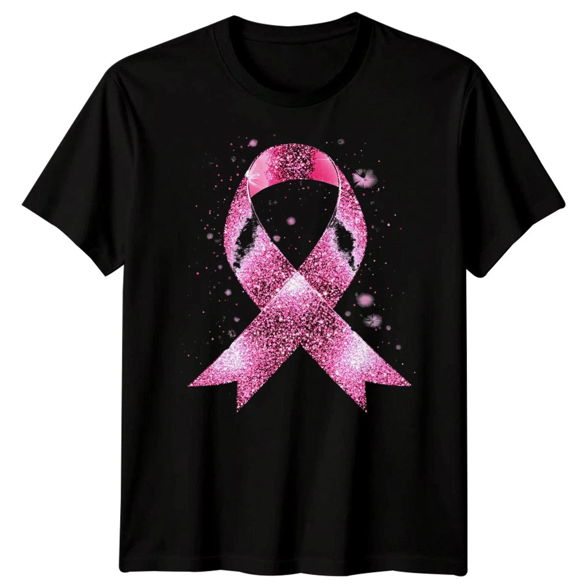 Pink Ribbon Breast Cancer Awareness Mens T-Shirt Support Health