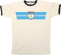 ARGENTINA Football T-Shirt Unisex World Cup 2026 Kit Jersey Retro Strip  Flag