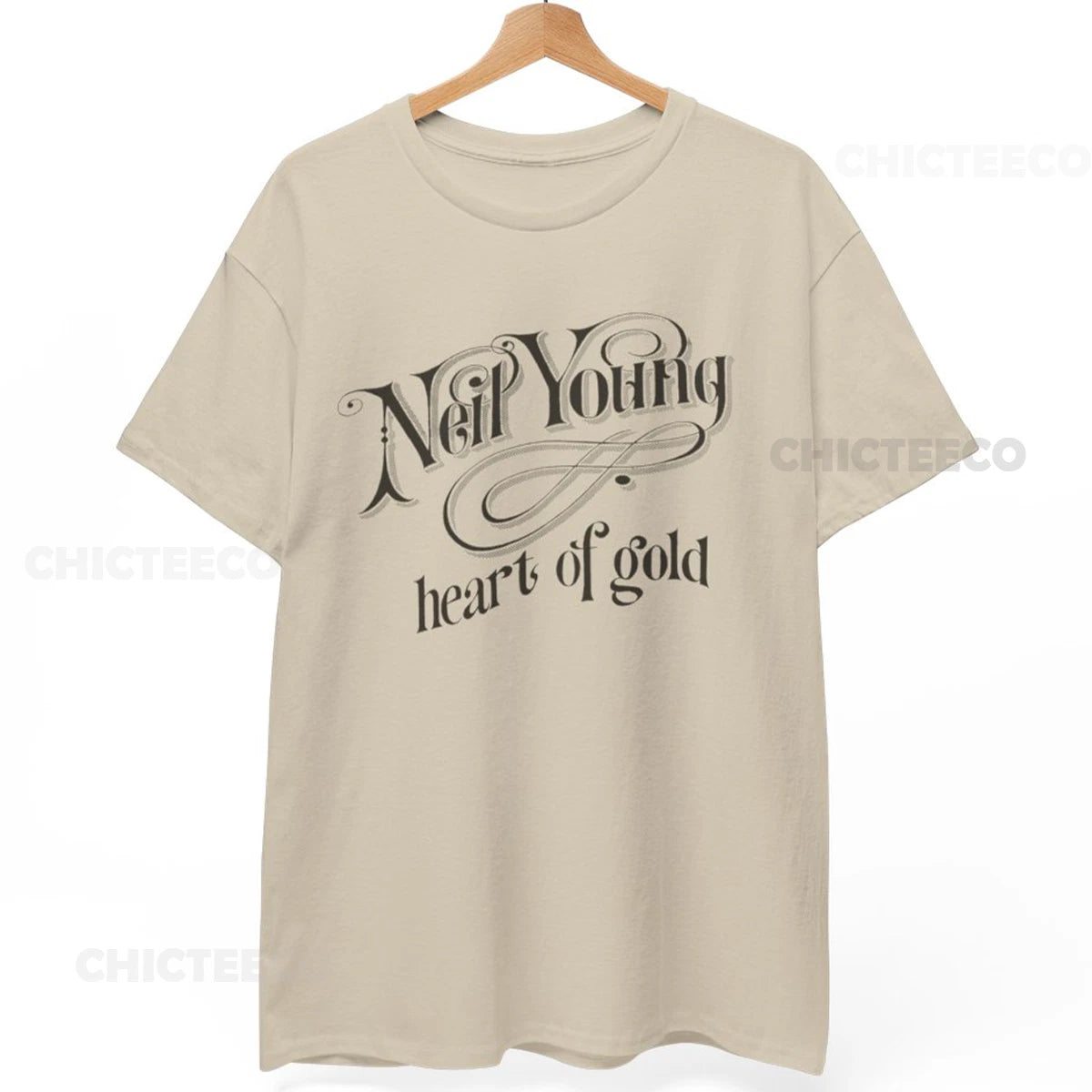 Vintage Neil Young T-Shirt Classic Rock Folk Music Legend Unisex Tee