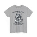 Book T-Shirt | Booktrovert T-Shirt | Raccoon Read Book Escape Reality