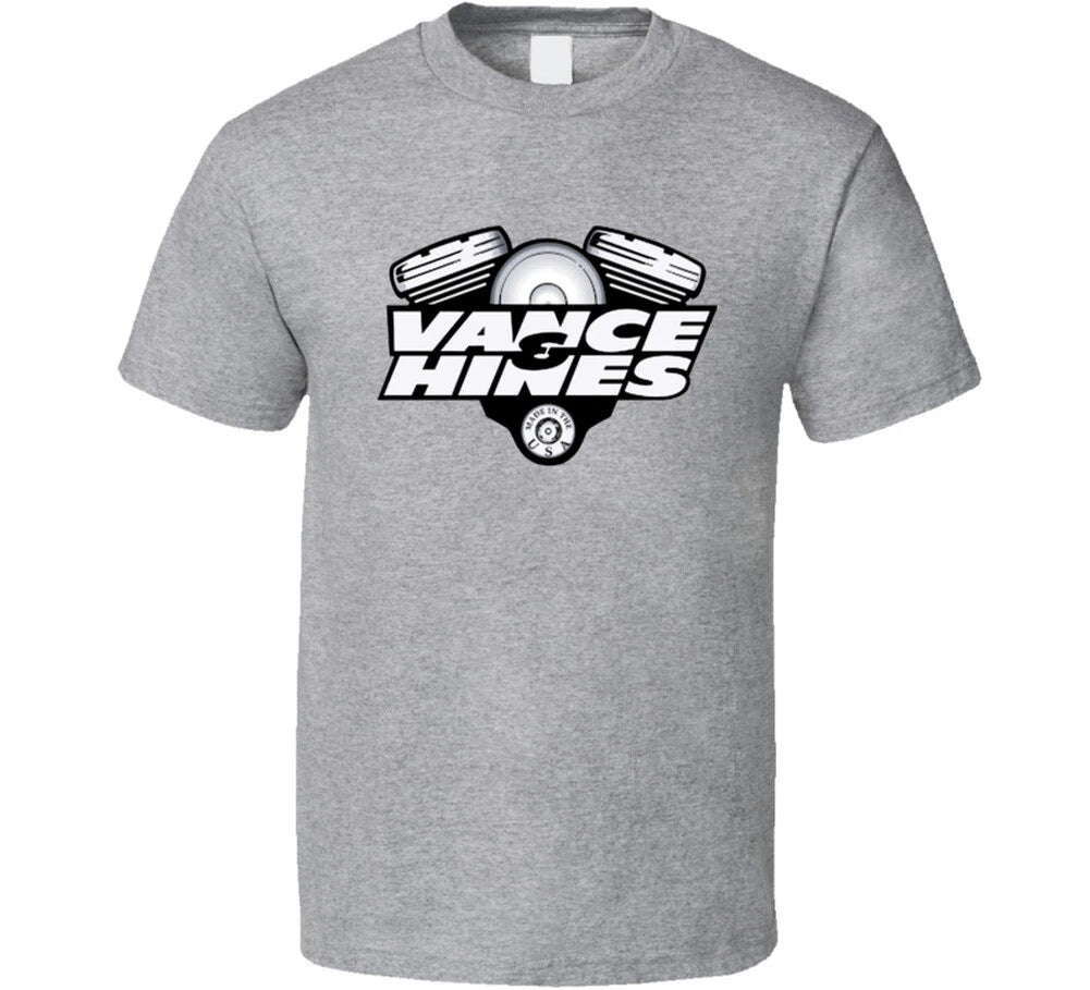 Vance And Hines Performance Motorcycle Exhaust Custom Logo T Shirt