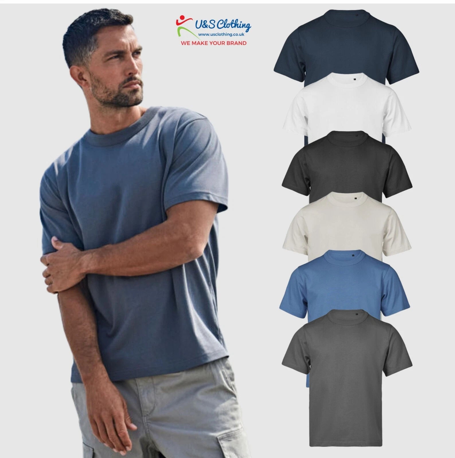 Tee Jays Urban Loose Fit T Shirt Short Sleeve Organic Ringspun Combed Cotton Top