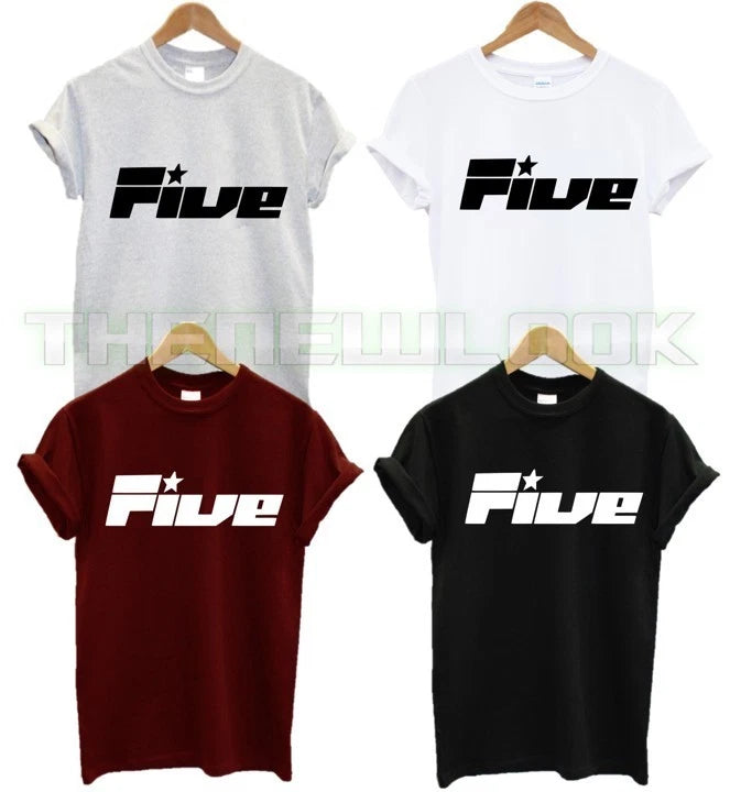 Five T shirt 2026 Keep On Movin Tour Music Concert Fan Inspire Boy Band Adults