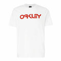 OAKLEY MARK II 2 CASUAL TEE T SHIRT WHITE RED NEW MENS MX MTB BMX TOP SURF SKATE