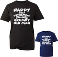 Happy Retirement Grumpy Old Man T-shirt Fathers Day Grandpa Birthday Gift Top