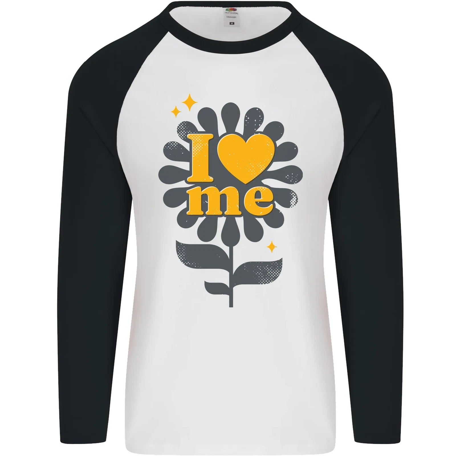I Love Me Self Loving Confident Funny Quote Mens L/S Baseball T-Shirt