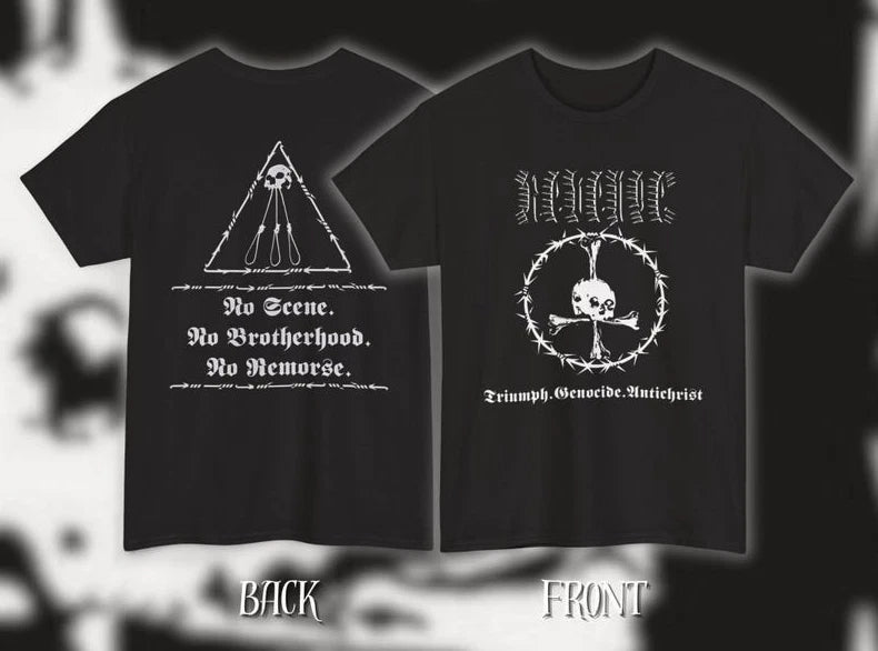 Revenge - Triumph. Genocide. Antichrist  Gildan Heavy Cotton Tee  Size- S - 5XL