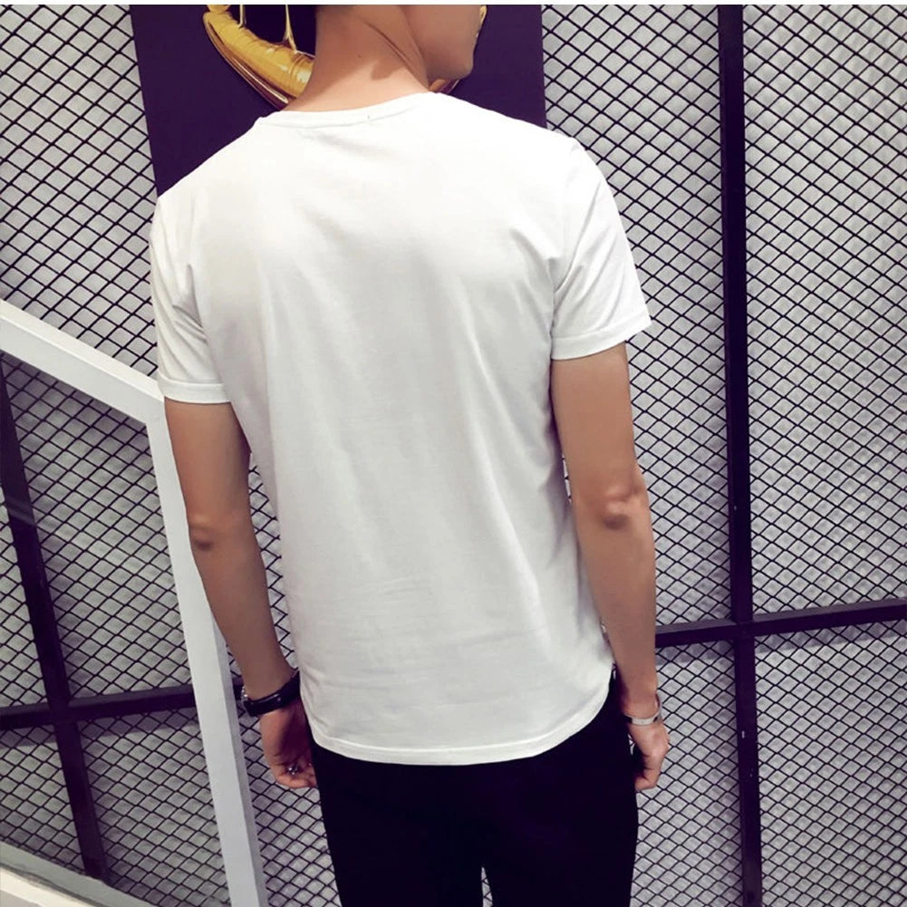 Men's Loose Fit T Shirt Oversized Breathable Style for Comfortable Summer Wear