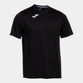 Joma Combi Mens Crew Sports Gym Football T Shirt Top Tee Polyester Black S-3XL