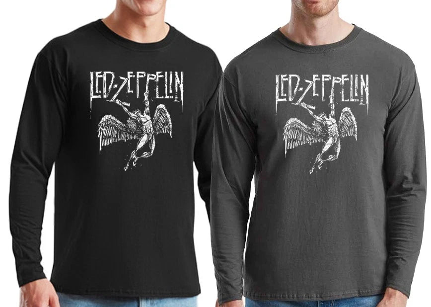 Led Zeppelin Long sleeve T-Shirt cotton I Hard rock - blues rock - folk rock tee