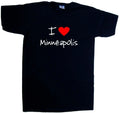 I Love Heart Minneapolis V-Neck T-Shirt