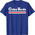Cabo Verde Flag Cabo Verdean Retro Vintage Classic Graphic T-Shirt