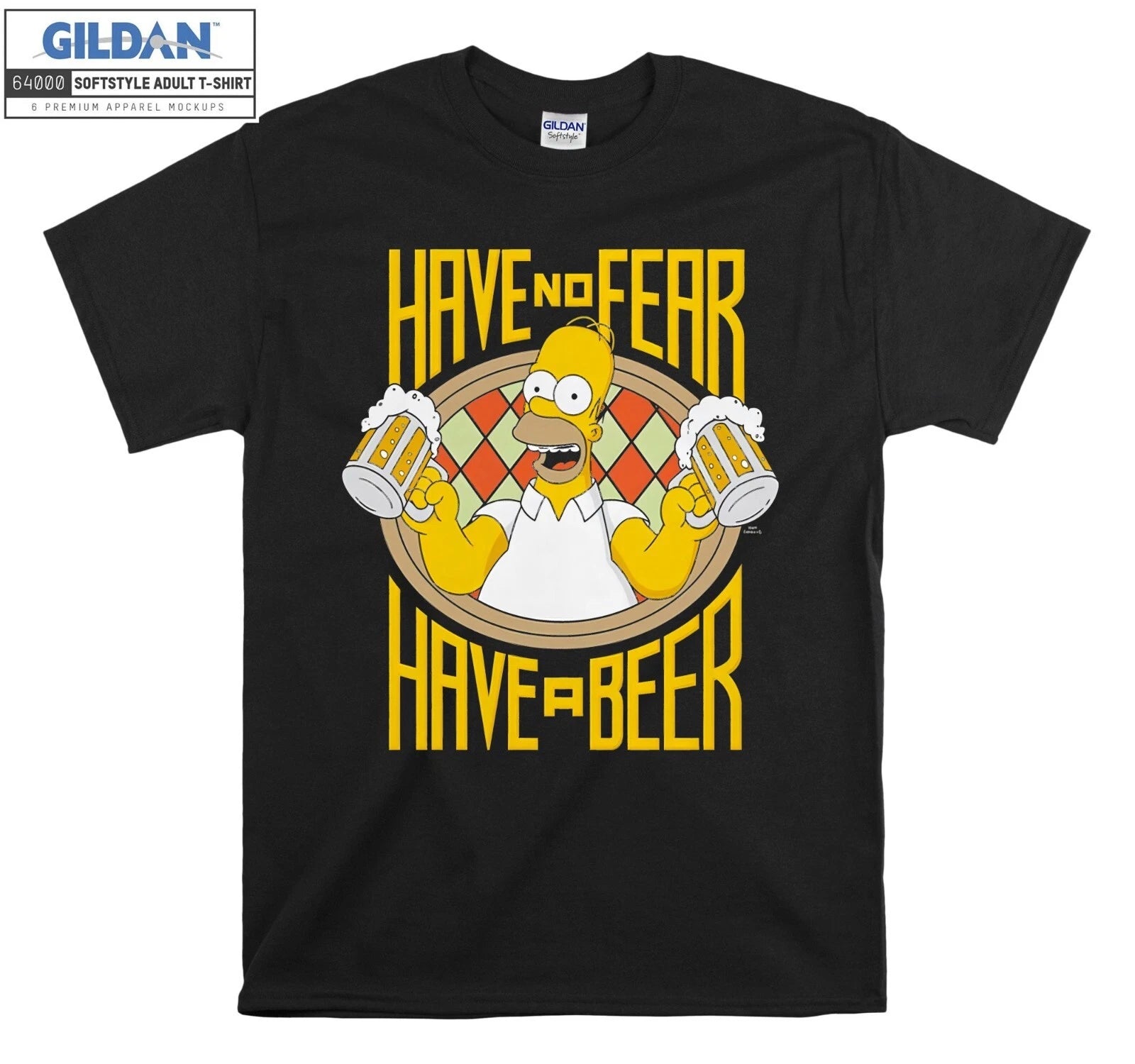 The Simpsons Homer Have A Fear T-shirt Gift Hoodie T shirt Men Women Unisex 7470