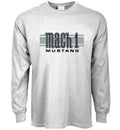 Mach 1 Ford Mustang T-shirt Mens Long Sleeve Graphic Tees Mens Clothing