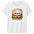 Happy Cute Veggie Sandwich Food T-Shirt Kawaii Food Food Lover