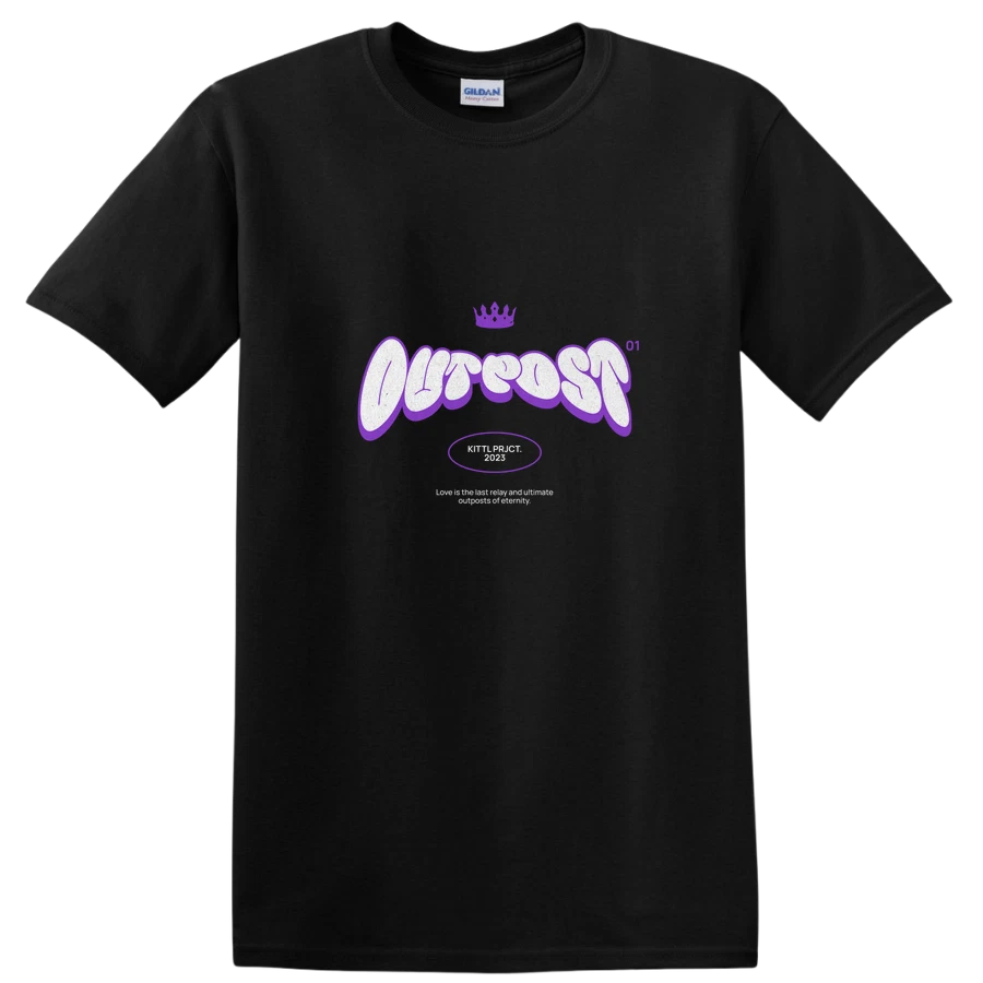 Outpost Graphic T Shirt Funky Style Retro Vibes Creative Design Tee