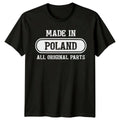 Made In Poland All Original Parts Mens T-Shirt Polish Pride Tee
