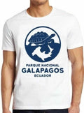 Galapagos Island National Park Turtle Shark Vintage Cool Gift Tee T Shirt M172