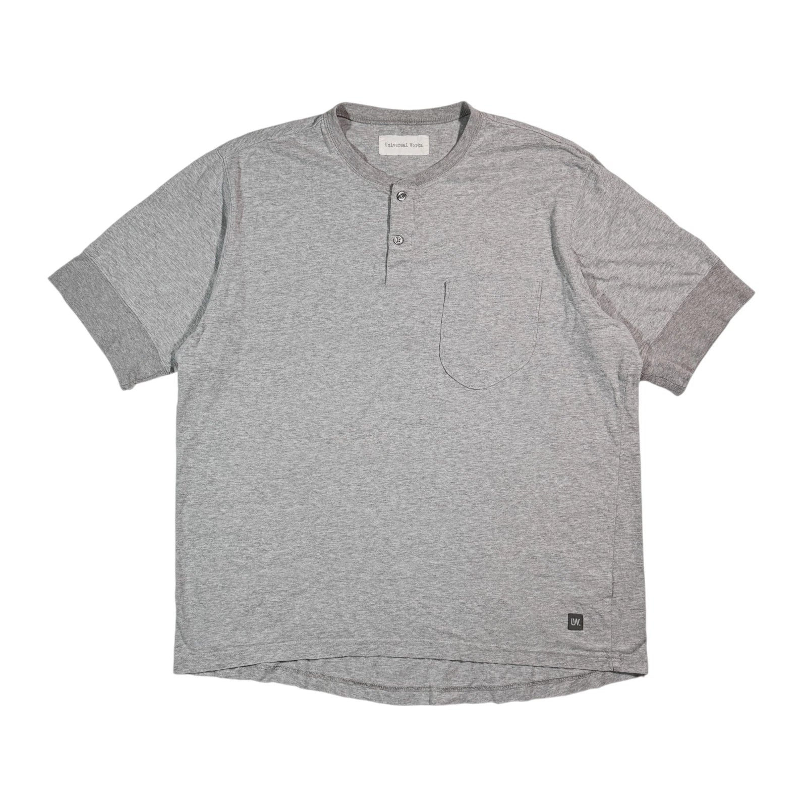 Universal Works Pocket T-shirt Basic Grey Tee XXL