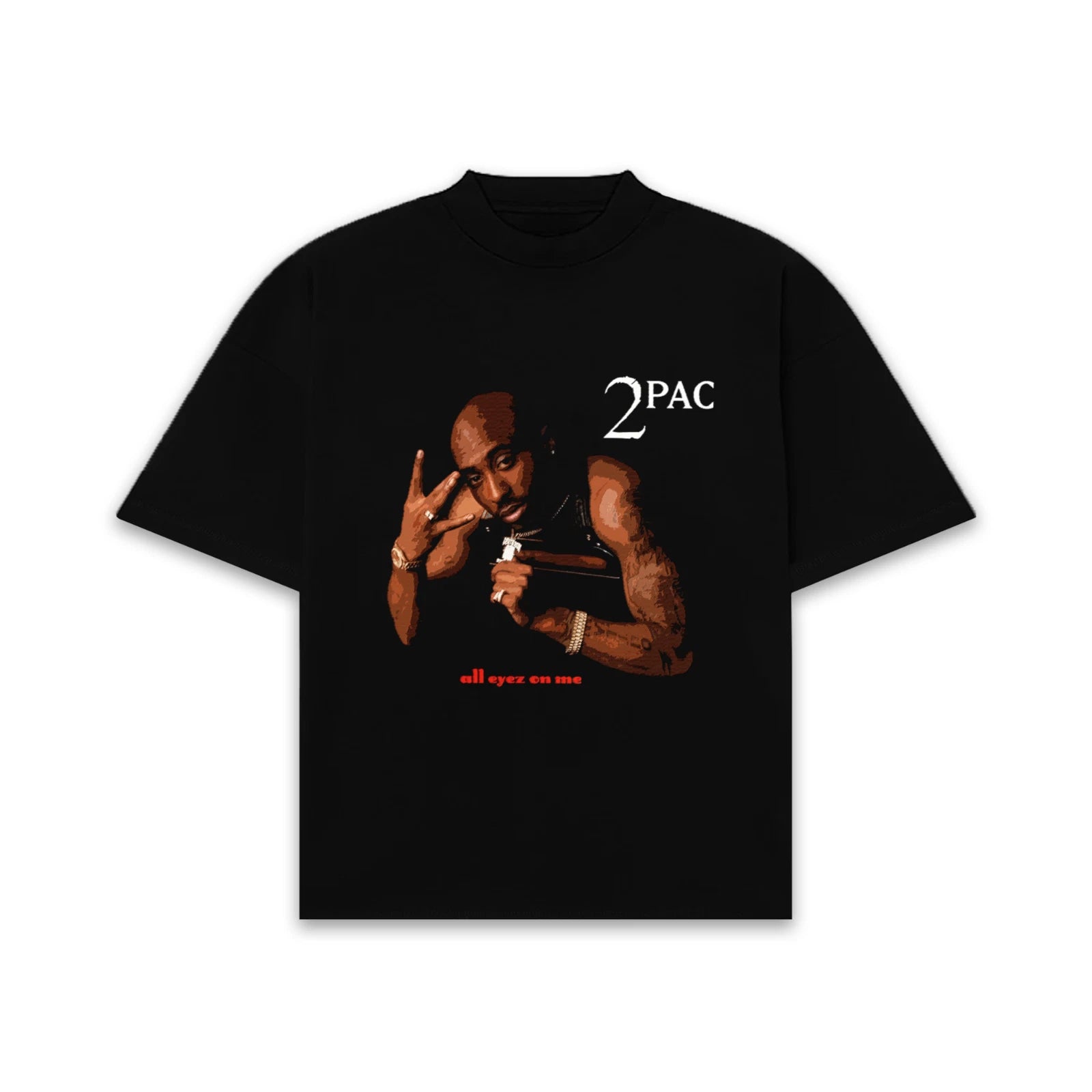 Hip Hop Rapper Tshirt design inspired by 2PAC Tupac Shakur
