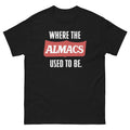 Where the Almacs Used To Be Graphic Rhode Island T Shirt Unisex classic tee