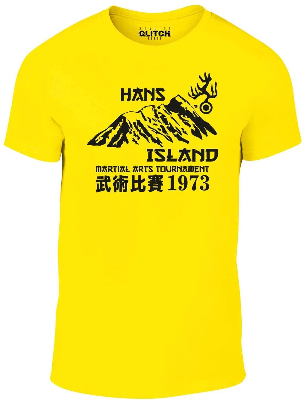 Hans Island Men's T-Shirt - Kung Fu Bruce Enter The Lee Dragon