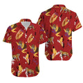 Montana’s red Hawaiian shirt, tropical prints and fierce tigers, Scarface