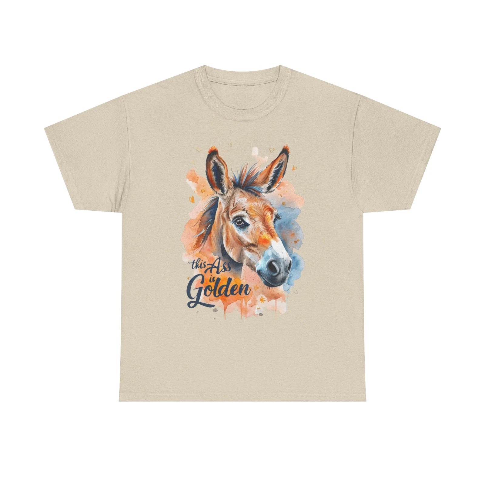 Donkey Funny Saying This Ass is Golden Unisex Heavy Cotton Tee Naughty Sexy Cute