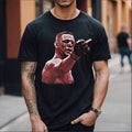 Nate Diaz T-Shirt - MMA Fighter Collectible - Nate Diaz Black Tee Middle Finger