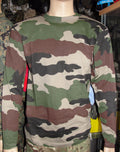Long Sleeve T-Shirt Armée Française Camouflage CAM C/E CAMO Camouflaged