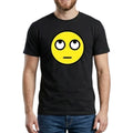 Urban Streetwear Eye Roll Emoji Tee - Minimalist Men's Graphic T-Shirt - All