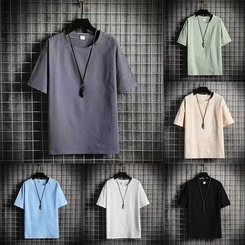 Everyday Tee Men Casual T-shirt Daily Wear Summer Outfit Regular Length