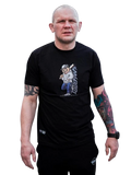 Urban Environment T-shirt Baseball Bear Black