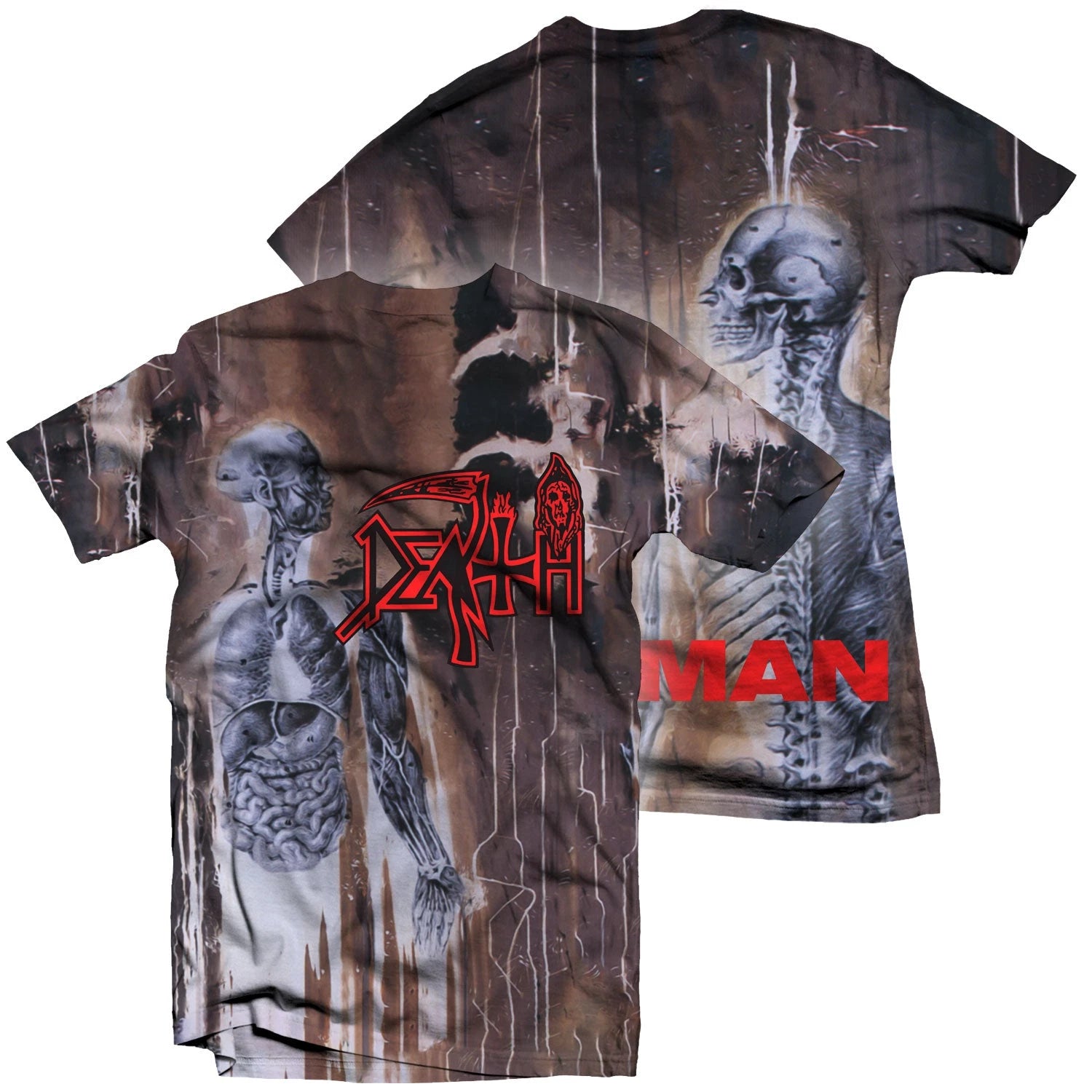 Rare DEATH All Over Print 3D Unisex 3D Shirt For Fan Full Sizes TT1109
