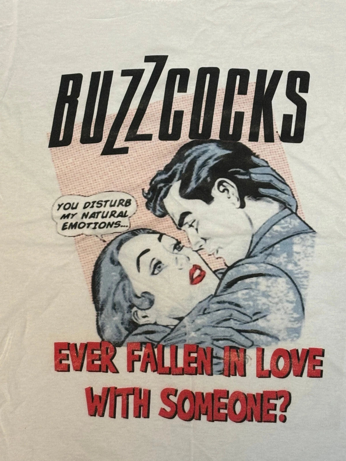 Buzzcocks 'Ever Fallen In Love' - Mens New White T Shirt