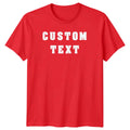Custom Text Custom Mens T-Shirt Personalised Your Message Tee